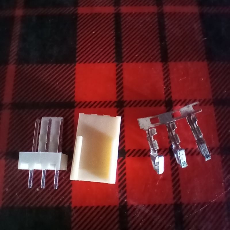 SOKET MOLEX MOLEK 2510 3P LENGKAP